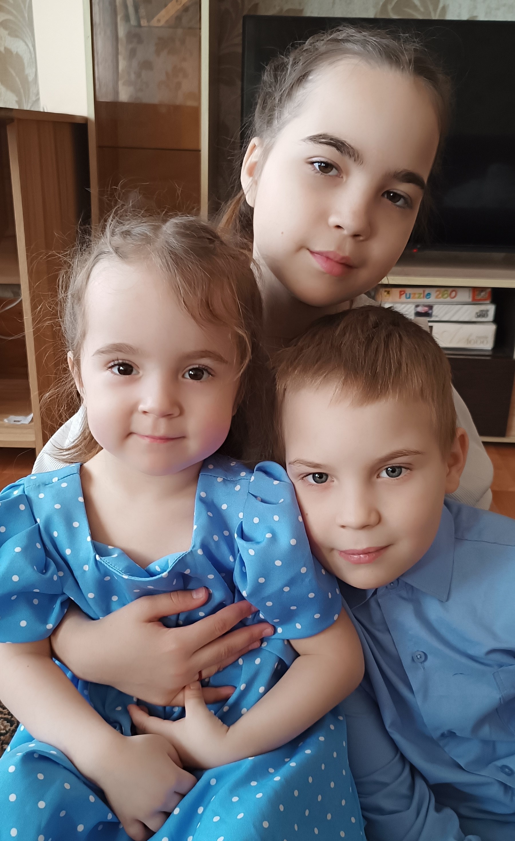20. Снежана В. 12 лет Арина В. 4года Захар В. 9 лет
